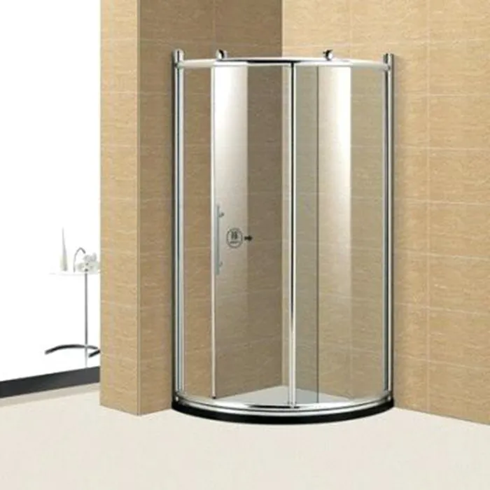 Porte de douche en verre trempé incurvé de haute qualité