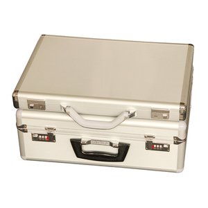 可定制高级铝制工具储物盒防水防震硬壳公文包，带锁OEM支持 - Product Image 1