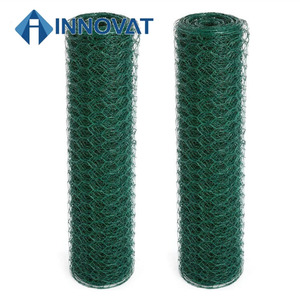 Rete esagonale di pollo pollame rete metallica esagonale rete zincata giardino recinzione barriera per Pet coniglio pollo scherma - Product Image 5