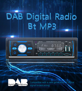 1 Din araba MP3 çalar dahili BT eller serbest alıcı ses FM radyo DAB/RDS/SD kart direksiyon Stereo amplifikatör destekler - Product Image 2