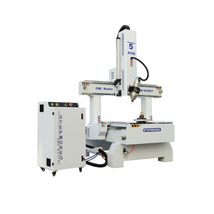 Máquina enrutadora CNC de 5 ejes, cabeza oscilante para carpintería, mesa giratoria, máquina cnc de 5 ejes de alta precisión - Product Image 1