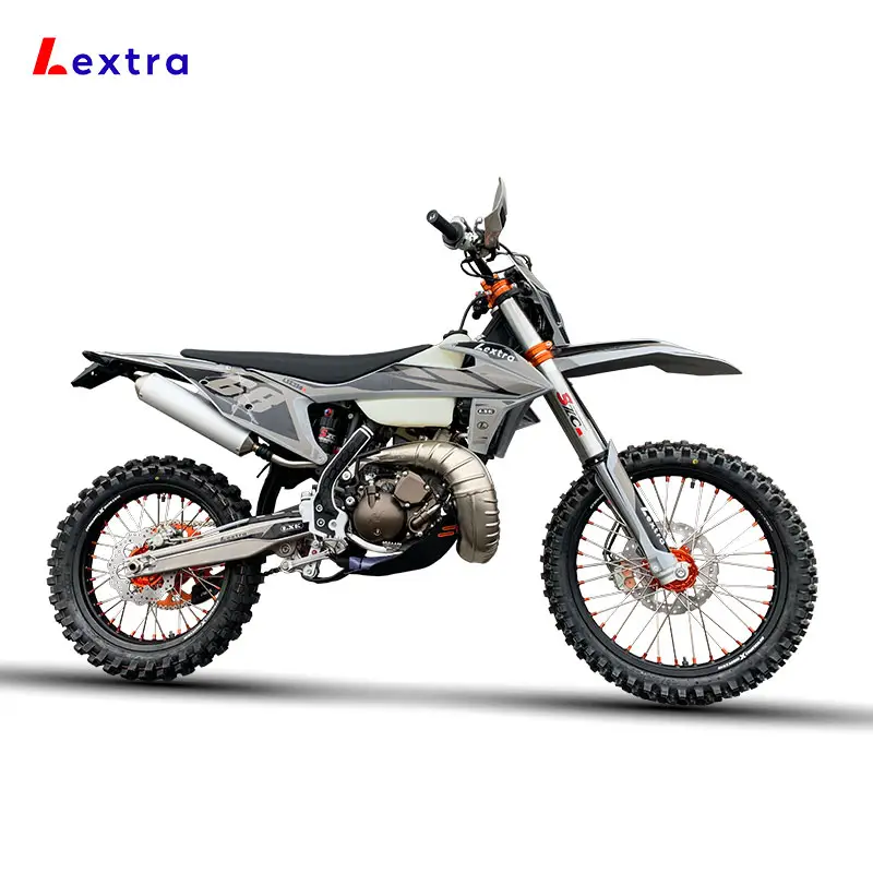 Lextra yüksek kalite sıcak satış özelleştirme yarış 250cc benzin Off-Road motosiklet 250cc yetişkinler için 2 zamanlı kir bisikletleri