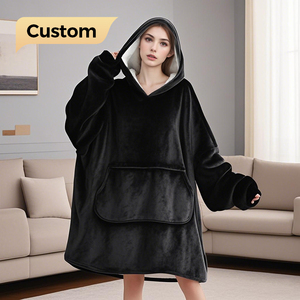 Bán buôn tinh khiết Polyester sôi động dễ thương in túi mui xe Thiết kế trọng lượng nhẹ mềm sang trọng mặc chăn - Product Image 1