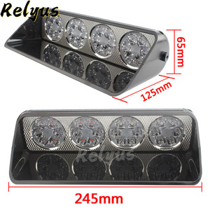 Reylus 12v日间运行闪光发光二极管灯24发光二极管闪烁模式Dccar闪光灯仪表板闪光灯警示灯 - Product Image 2