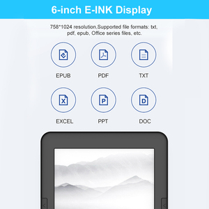 High <strong>Quality</strong> Resolution <strong>Ppt</strong> New Fashion 6 Inch Oem E-Ink Educational Contects Eink Epaper Custom Ebook Reader - Product Image 4