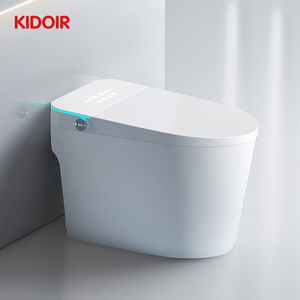 Modern siyah High End çin basit uzatılmış altın temizleme fonksiyonu Wc akıllı tuvalet akıllı Tank bide ile otomatik açık - Product Image 1