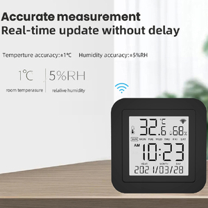Tuya Smart WiFi IR telecomando con orologio di umidità della temperatura 3 in 1 Display di controllo a infrarossi AC WiFi Smart Home - Product Image 4
