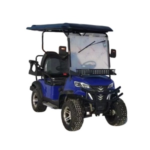 כחול 3/6/8-נוסע עגלת גולף חשמלי 3.5/5kw מנוע פלדה 4-seater עם eec רחוב חוקי