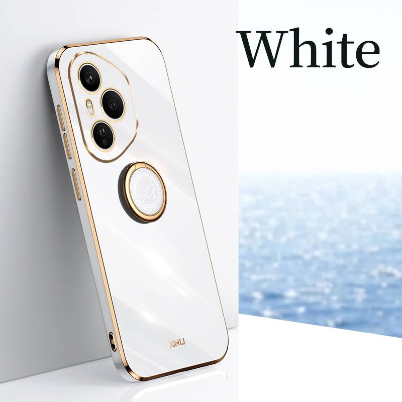 Étui + Anneau Stand & Blanc
