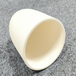 工业定制高纯度弧形氧化铝坩埚100 150 300毫升Cearmaic Pod