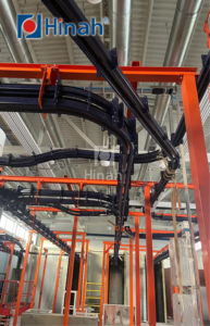 <strong>Conveyor</strong> Transport System with Chain for Powder Coating Line <strong>Loading</strong> <strong>Unloading</strong> Lift Equipment - Product Image 2