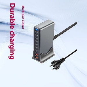 GaN 800W şarj 8 USB-C port ile 140w 100w 65w hızlı şarj yüksek güç taşınabilir masaüstü şarj cihazı QC3.0 Eletronic cihaz için - Product Image 2