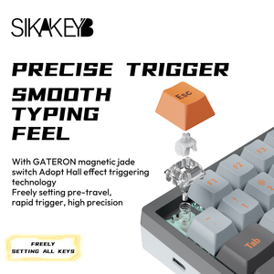 Sikakeyb Castle Ck75 PBT Keycap Desktop <strong>Computer</strong> Gaming <strong>Keyboard</strong> Hot Swap Wired Gaming <strong>Keyboard</strong> With Gateron Magnetic Switch - Product Image 6