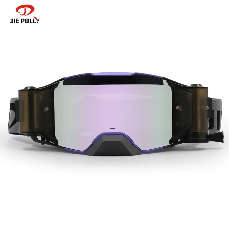 Nieuwe Top Verkopende Dubbele Lens Offroad Verstelbare Uv400 Motorfiets Motorcross Zonnebril Mx Moto Bril Sport Eyewear