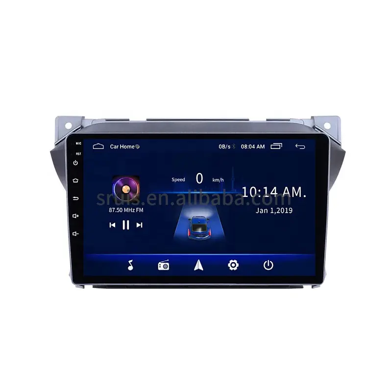 9 "2DIN Android 10 GPS BT WIFI Điện dung màn hình cảm ứng xe Navigator Player cho Suzuki Alto celerio cultus 2014 2018 xe sruis