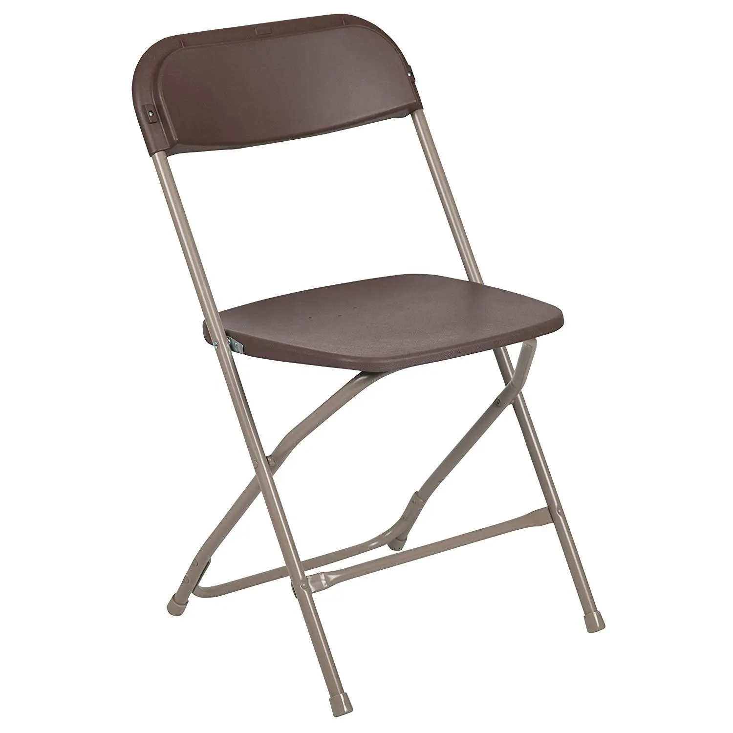 Hot Sale PP Plastic Folding Chair in Brown for Indoor and Outdoor Events like Banquet Wedding Party for Garden Use
