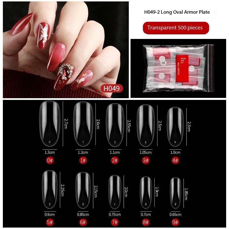 H049-2#long oval transparent-14