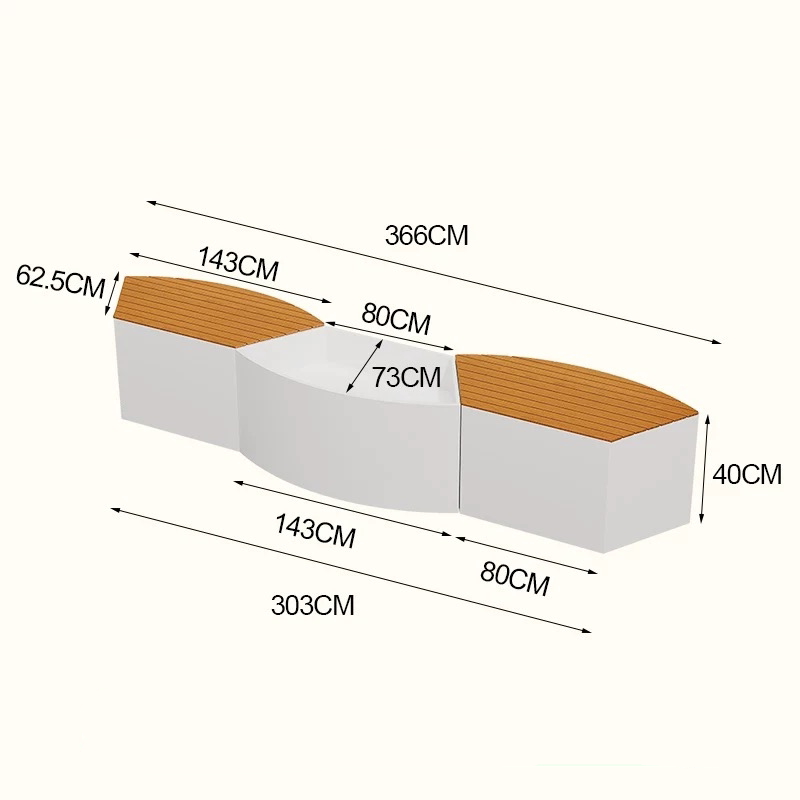 Stool flower box 335*62.5*40
