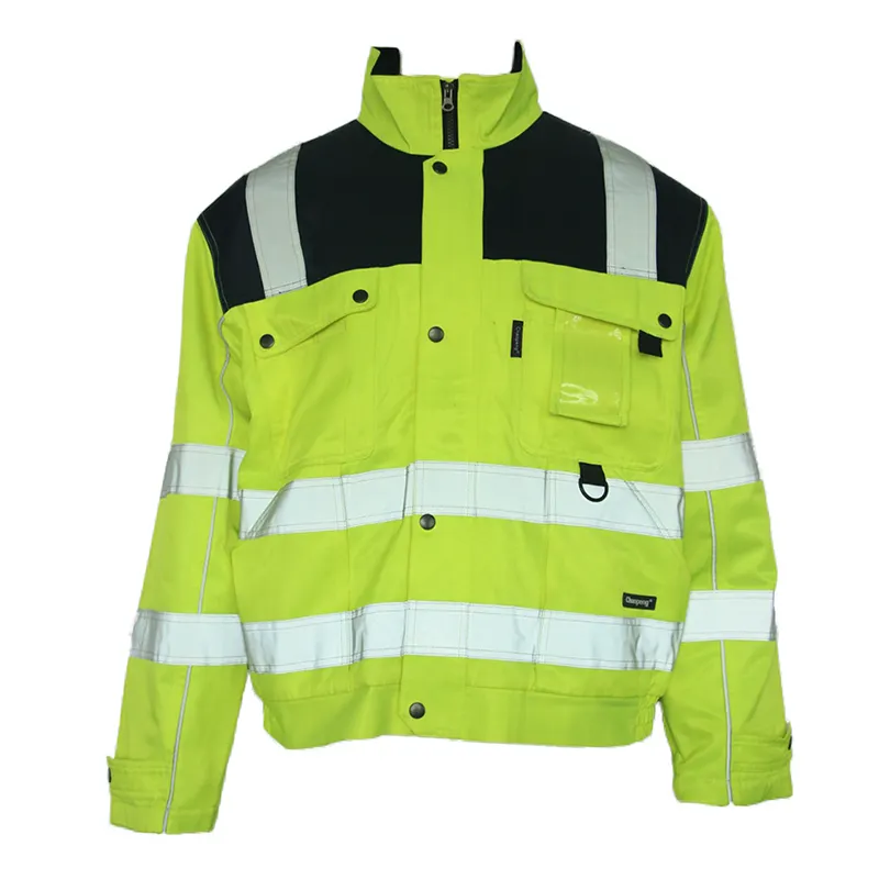 Hivi reciclado Softshell impermeável trabalhando vestuário segurança jaqueta reflexiva uniforme Workwear