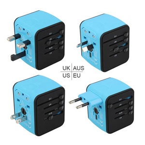 Travel <strong>Adapter</strong> US UK AUS <strong>EU</strong> Universal AC Power <strong>Plug</strong> <strong>with</strong> 4 Usb Socket Extension <strong>Multi</strong> <strong>Plug</strong> Charger Power <strong>Adapter</strong> - Product Image 4