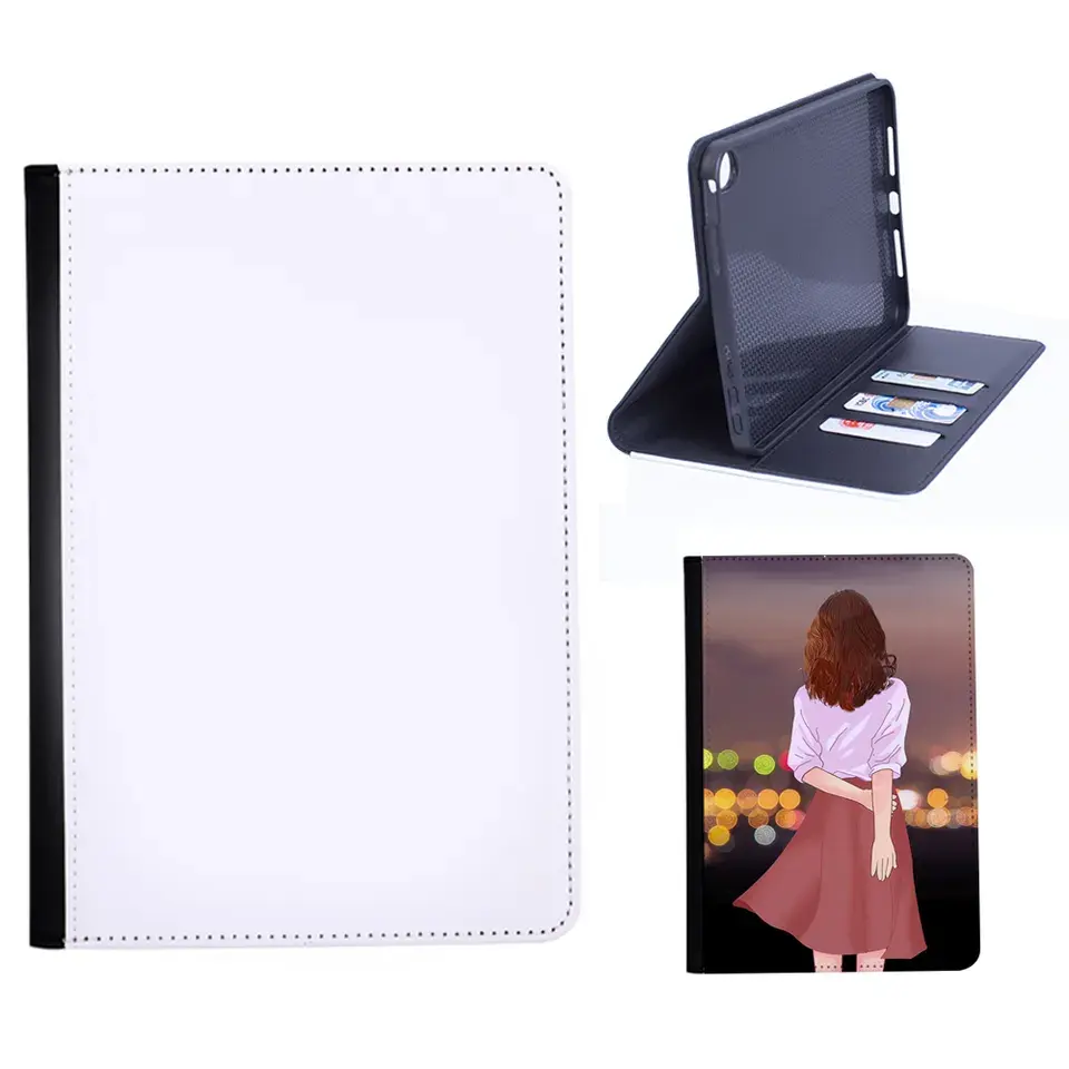 TPU Tablet Covers Blank PU Leather Antichoc 2D Sublimation PC Tablet Blank Case pour ipad