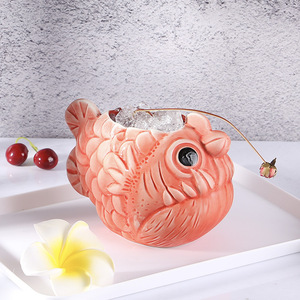 Party <strong>Cups</strong> Wholesale Vintage Tiki Mug Ceramic Animal Mug Fish
