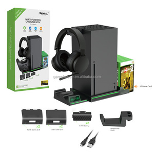 LD TYX-1622 şarj standı Xbox serisi X dikey stant 10 oyun kartı yuvaları kulaklık kanca denetleyici pil-yeni durum - Product Image 1