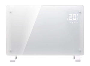 Eurotech 2025 il nuovo pannello elettrico in vetro riscaldatore della stanza con piastra in piedi stufetta elettrica con WIFI e APP uso domestico - Product Image 2