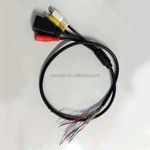 RJ45 + DC + Entrada de Audio + Cable de salida de audio para módulo de cámara IP H.265 Compatible con todas las placas IP - Product Image 1