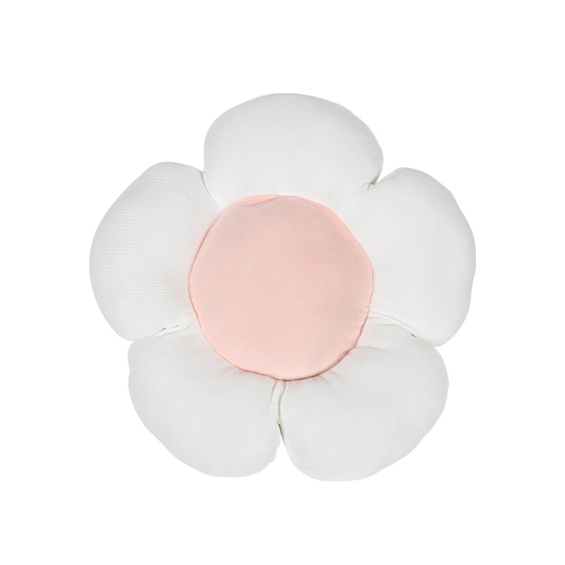 Flower-shaped waist support with white powder core