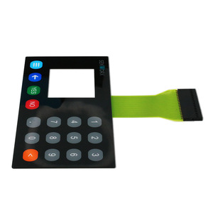 High Quality Custom LED Backlight Keypad/<strong>Keyboard</strong> Touch Panel <strong>Embossed</strong> Tactile Key Membrane <strong>Switch</strong> for Home Appliance - Product Image 1