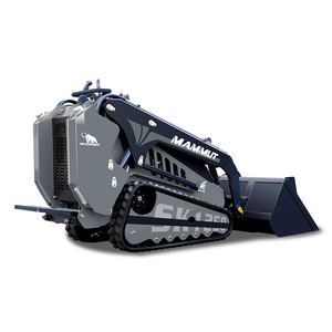 SK950 SK1250 400KG 544KG 1200lbs EPA Tier 4 carico e scarico rapido magazzino logistica Mini Skid Steer Loader anteriore - Product Image 1