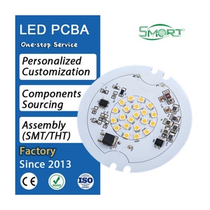 Smart Electronics <strong>Pcb</strong> Manufacturer 220v Round <strong>Led</strong> Bulb Circuit Board Smd 5730 2835 <strong>Led</strong> Driver <strong>Pcb</strong> 5w 7w 9w 12w - Product Image 1
