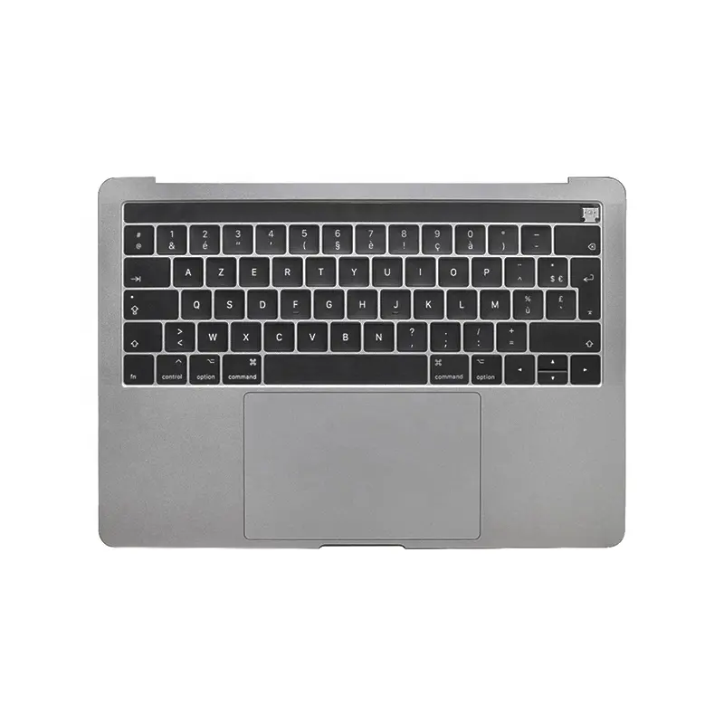 แป้นพิมพ์อาเซอร์ไบจานสำหรับ MacBook Pro 13 ",เคส Top A1706 Palmrest พร้อมชุดแบตเตอรี่ + คีย์บอร์ดฝรั่งเศส + แทร็คแพด + ทัชบาร์ + ลำโพง