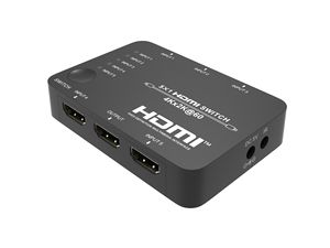 Conmutador HDMI 4kx2K60hz HD 3/5 en 1 salida Conmutador HDMI HDCP2.2 3D HDMI2.0b 3x1 Switch 4K @ 60Hz 4:4:4 - Product Image 3
