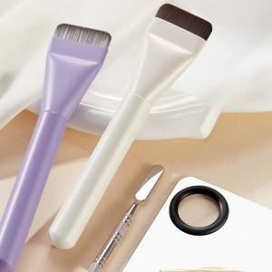 Toptan uygulayıcı vakıf makyaj fırçası sıvı krem Bb toz kozmetik makyaj güzellik araçları için Ultra ince düz kafa ile