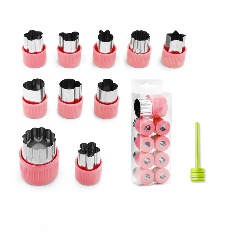Rose-10 pièces