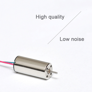 Corelessมอเตอร์DC 3V 45000RPM 8.5x20 มม.ไมโครแปรงมอเตอร์ 1 สีดําเฮลิคอปเตอร์ใบพัดสําหรับQuadcopter Droneรุ่นFPV DIY - Product Image 6