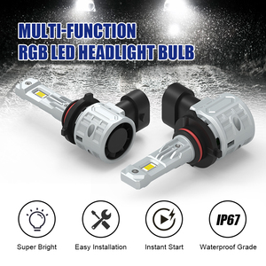 9005 HB4 9006 9012 9-32V LED araç aydınlatma sistemi, Mini All-in-One kablosuz araba far dönüşüm kiti 6500K renk yeni - Product Image 2