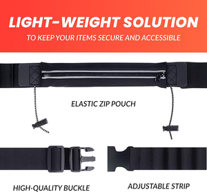 Reflective <strong>Running</strong> Race Bib Belt With Elastic Webbing, <strong>Running</strong> Belts for Women and Men for Marathon, Triathlon - Product Image 2