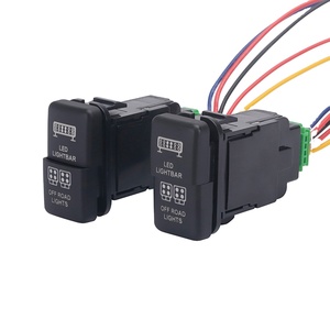 Wellnobl สวิตช์โยกเปิด-ปิดแบบ DFT SPST 2/3/4/6 PIN ARB Type customirazed ไฟ LED สีเขียวสวิตช์ทางทะเล - Product Image 1