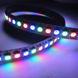 WS2812B Chip Black PCB WS2811 IC Digital 5V <strong>LED</strong> Strip Light 5 X 1m 144 <strong>Leds</strong>/m 5050 RGB Holiday Lights Dream Color DC5V - Product Image 3