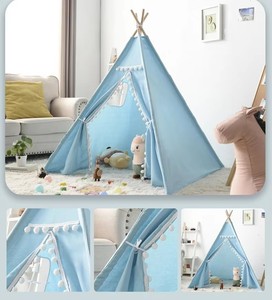1.35m lều cho bé chơi nhà tóc giả cho trẻ em xách tay trẻ em TIPI Lều <span class=keywords><strong>teepee</strong></span> Tipi infantil Kid Lều cô gái chơi phòng - Product Image 3
