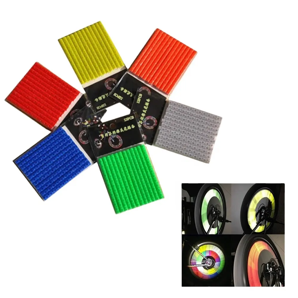 wholesale high visibility cycling bicycle Wheel reflector Stripe with free sample