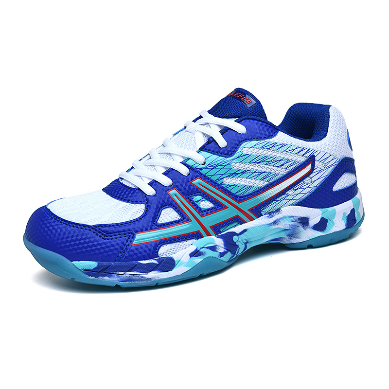 L08 blue badminton shoes