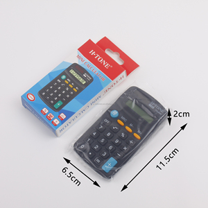 Promotion benutzer definierte Logo Druckerei Finanz funktions tische Rechner Mini 8-stellige Solar Pocket able Kosten rechner - Product Image 2