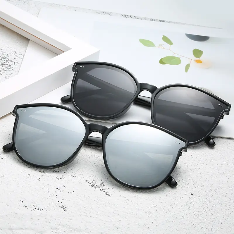 Kacamata hitam terpolarisasi untuk wanita, kacamata hitam 2023 perlindungan UV400 modis sederhana kotak mata kucing 6913