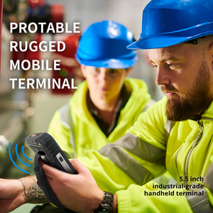 For HUGEROCK T60 Professional 5.5\&quot; <strong>Android</strong> Industrial <strong>Handheld</strong> <strong>PDA</strong> 9000mAh Battery Wifi <strong>QR</strong> <strong>Code</strong> UHF RFID Reader Rugged <strong>Scanner</strong> - Product Image 2