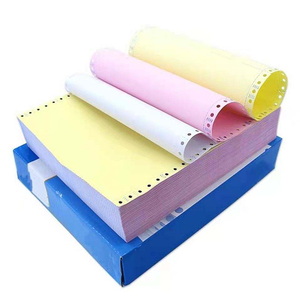 Formularios de pedido profesional Factura duplicada Libros de color Ncr Computadora Impresión continua Papel sin carbón para uso comercial
