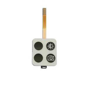 Personalización de fábrica Muestra gratis Interruptor de membrana de matriz de 4 teclas Teclado Panel de control Teclado - Product Image 4